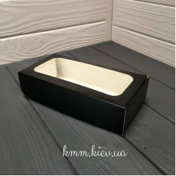 Коробка с окном прямоугольная 200х100х50мм цвет в ассортименте - Крафт-foto6