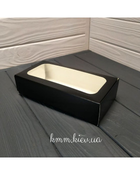 Коробка з вікном прямокутна 200х100х50мм колір в асортименті - Крафт-foto6