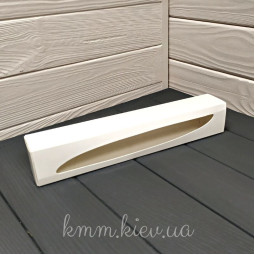 Коробка для макаронс 290х50х45мм Белая-foto3