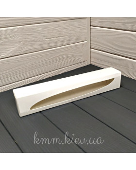 Коробка для макаронс 290х50х45мм Біла-foto3