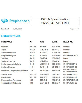 Основа для мила Crystal SLS Free (прозора) Англія – 1000г-foto2