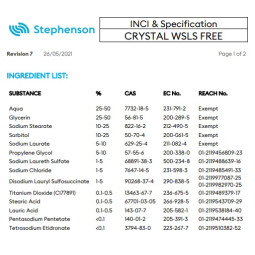 Основа для мыла Crystal WSLS Free (белая) Англия - 200г-foto2
