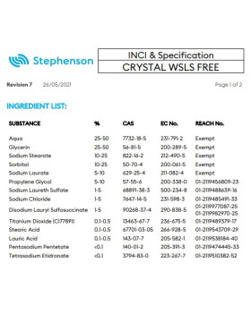 Основа для мила Crystal WSLS Free (біла) Англія - ​​1000г-foto2