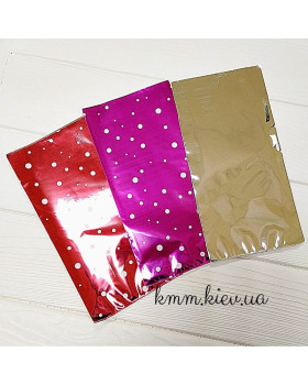 Пакет цветной полупрозрачный в ассортименте - красный-foto5