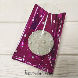 Пакет цветной полупрозрачный в ассортименте - красный-foto3