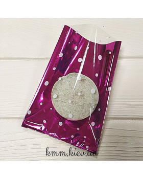 Пакет цветной полупрозрачный в ассортименте - красный-foto3