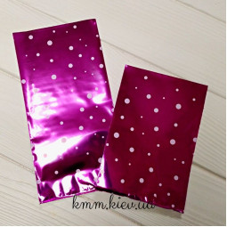 Пакет цветной полупрозрачный в ассортименте - красный-foto2