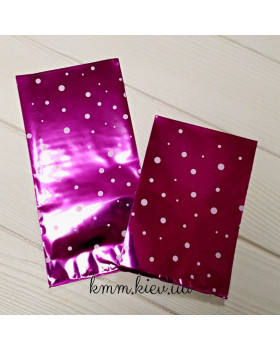 Пакет цветной полупрозрачный в ассортименте - красный-foto2