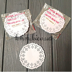 Підкладка паперова кругла діаметр 90мм – 1 шт.