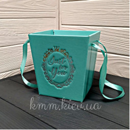 Трапеція з мікрогофри Just for you 150х140мм (L) колір в асортименті - Тіффані-foto10