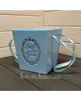 Трапеція з мікрогофри Just for you 150х140мм (L) колір в асортименті - Тіффані-foto7