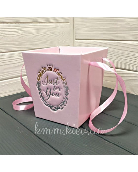 Трапеція з мікрогофри Just for you 150х140мм (L) колір в асортименті - Тіффані-foto4