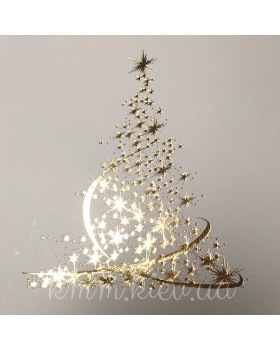 Коробка Ялина золота в асортименті - 150х150х35мм-foto2