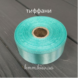 Лента атласная 25мм цвет в ассортименте 1 метр - Голубой-foto12