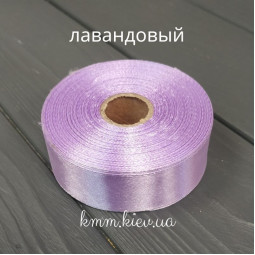 Лента атласная 25мм цвет в ассортименте 1 метр - Голубой-foto9