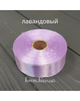 Лента атласная 25мм цвет в ассортименте 1 метр - Голубой-foto9