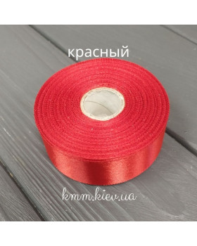 Лента атласная 25мм цвет в ассортименте 1 метр - Голубой-foto7