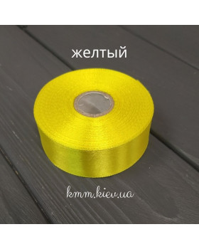 Лента атласная 25мм цвет в ассортименте 1 метр - Голубой-foto24