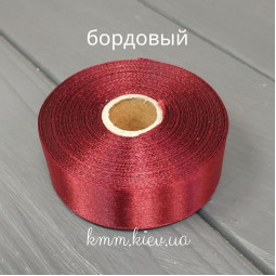 Лента атласная 25мм цвет в ассортименте 1 метр - Голубой-foto6