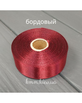 Лента атласная 25мм цвет в ассортименте 1 метр - Голубой-foto6