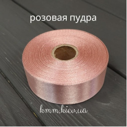 Лента атласная 25мм цвет в ассортименте 1 метр - Голубой-foto4