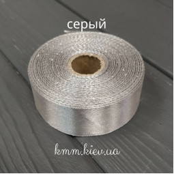 Лента атласная 25мм цвет в ассортименте 1 метр - Голубой-foto17