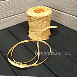 Лента Рафия натуральная в ассортименте - Синий-foto2