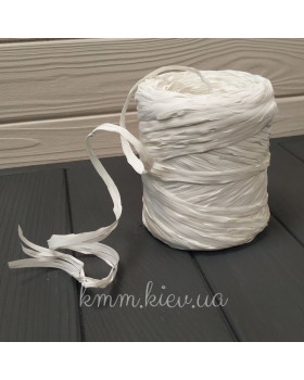 Стрічка Рафія натуральна в асортименті - Синій-foto3