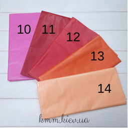 Тишью бумага упаковочная 70смх50см цвет в ассортименте - Бордовый-foto4