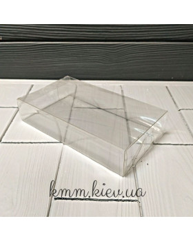 Коробка висічка прямокутна пластикова самозбірна в асортименті - 12,2см х 8,2см х 4см