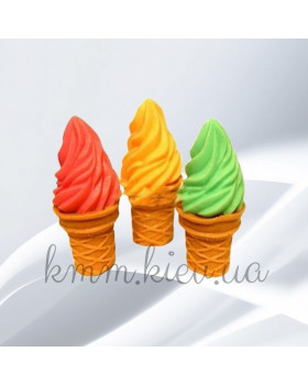 Силиконовая форма люкс 3D Мороженое в стакане