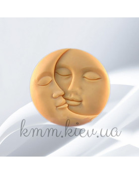 Силіконова форма люкс 3D Сонце та Місяць