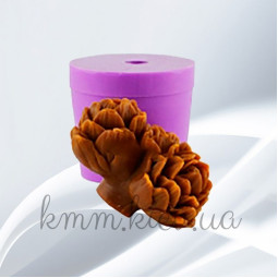 Силиконовая форма люкс 3D Шишки тройник-foto2