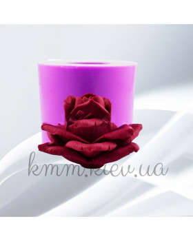 Силіконова форма люкс 3D Роза Ноблес розкрита-foto2