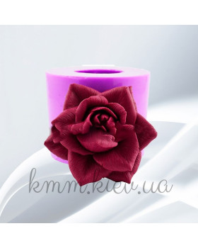 Силіконова форма люкс 3D Роза Ноблес розкрита-foto3