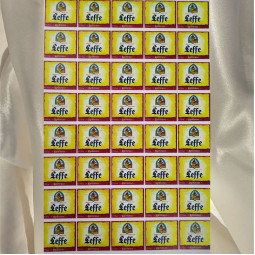 Наклейка этикетка на бутылку пива Leffe-foto2