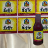 Наклейка этикетка на бутылку пива Leffe
