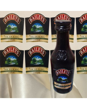 Наклейка етикетка на пляшку лікеру Baileys Бейліс