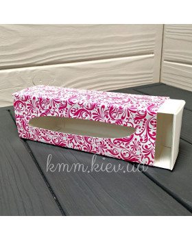 Коробка для макаронс 170ммх55ммх50мм колір в асортименті - Помаранчевий-foto2