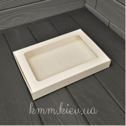 Коробка прямоугольная с прозрачным окном 150х110х30мм цвет в ассортименте. - Крафт-foto2