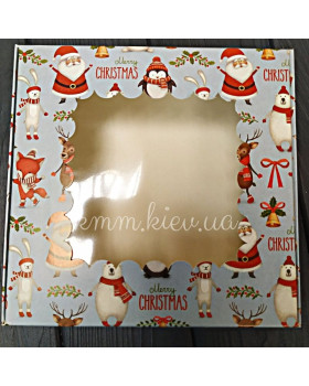 Коробка Санта із вікном 150х150х50мм-foto2