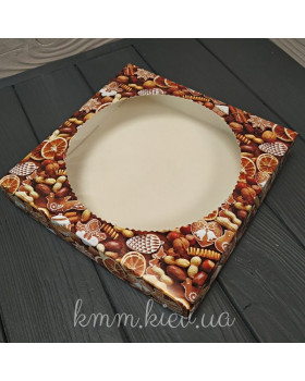 Коробка з вікном Солодощі 200х200х35мм