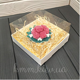 Коробка аквариум 140х140х80мм