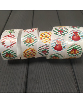 Наклейка Merry Christmas Різдво 10шт Наклейка Merry Christmas Різдво 10шт