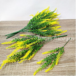Вереск декоративный в ассортименте - Желтый, ветка-foto2