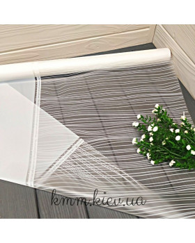 Плівка матова з прозорим вікном та смужкою Біла 100смх70см