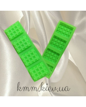 Силіконова форма Вафлі 4шт планшет