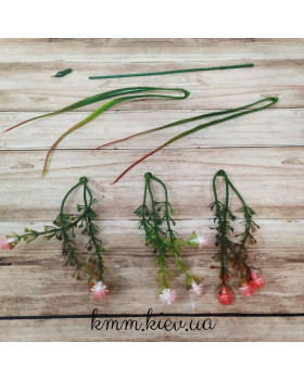 Гіпсофіла з осокою в асортименті - Білий, гілка-foto4