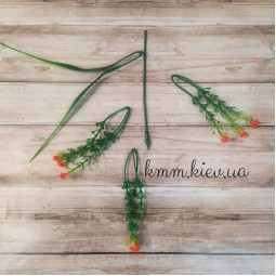 Гіпсофіла з осокою в асортименті - Білий, гілка-foto3