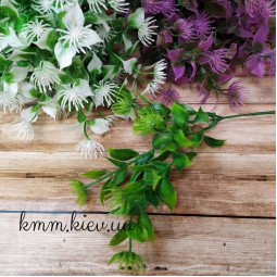 Листя з колючою квіткою в асортименті - Зелений, гілка-foto4